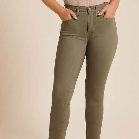 Maurices Denim - Maurices Olive Green High Rise Skinny Jean